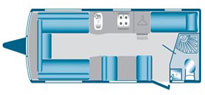 Bailey Olympus II 540 layout