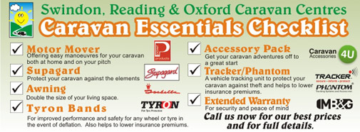 Caravan Essentials Checklist from Reading Caravans